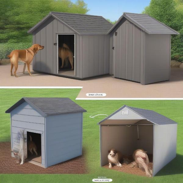 Measuring and Fitting a 10x10 Dog Kennel Cover