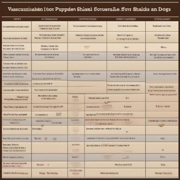 7 in One Vaccination Schedule for Puppies and Dogs