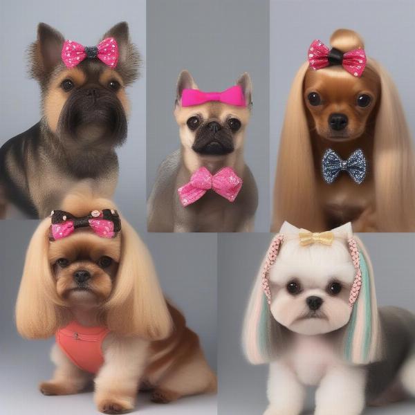 Advanced Dog Hairstyles with Clips