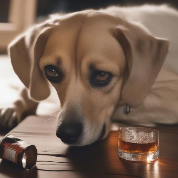 Alcohol is Toxic to Dogs