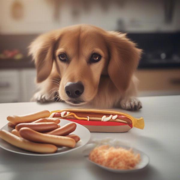 American Hot Dogs Harmful to Dogs