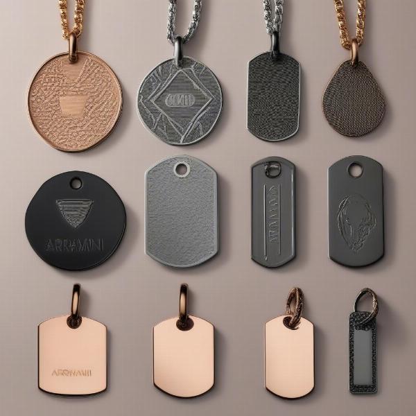 Armani Dog Tag Styles