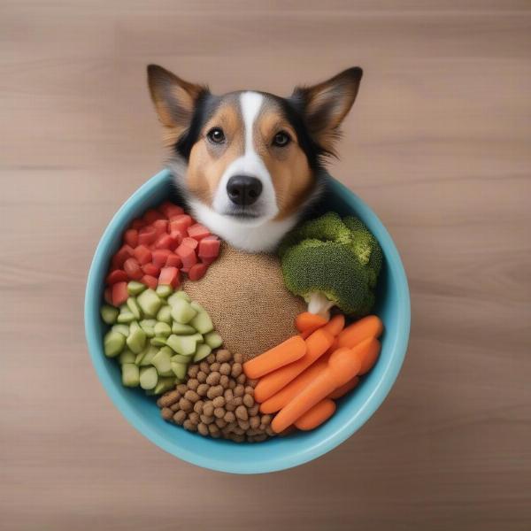 A Balanced Dog Food Bowl