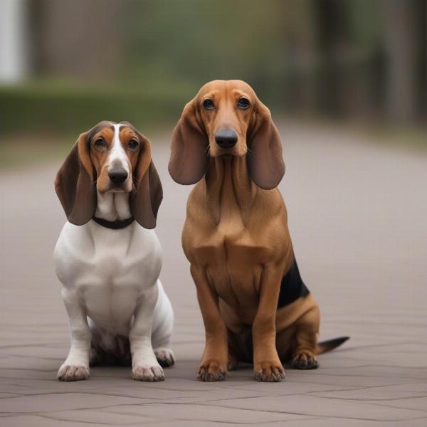 Basset Hound and Dachshund Comparison