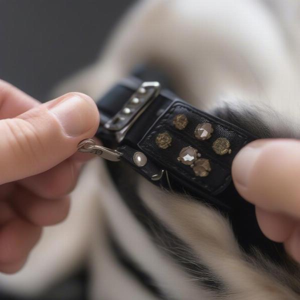 Checking the safety of a BB Simon dog collar