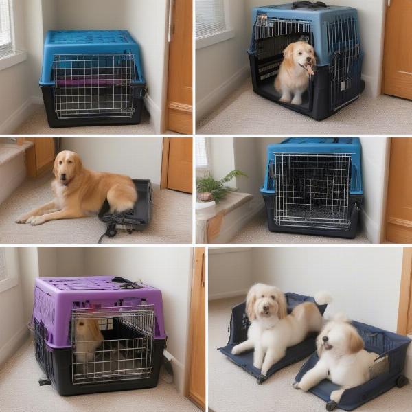 Benefits of using a dog crate with wheels