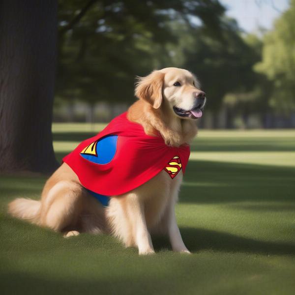 Big Dog Superhero Halloween Costume