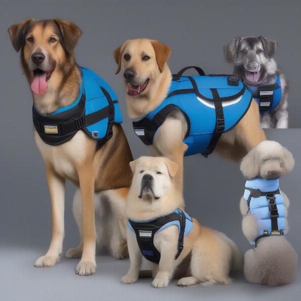 Types of Big Dog Vests