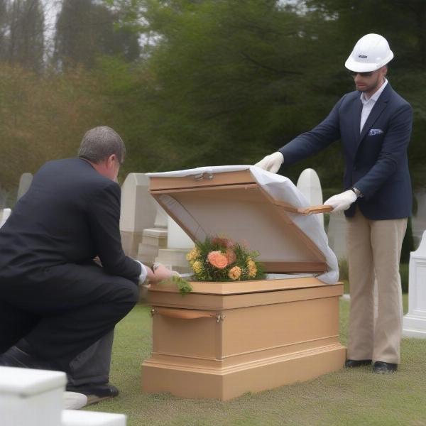 Biodegradable Pet Casket Burial