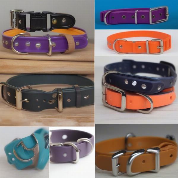 Various Biothane Dog Collars