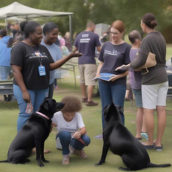 Black Dog Adoption Event