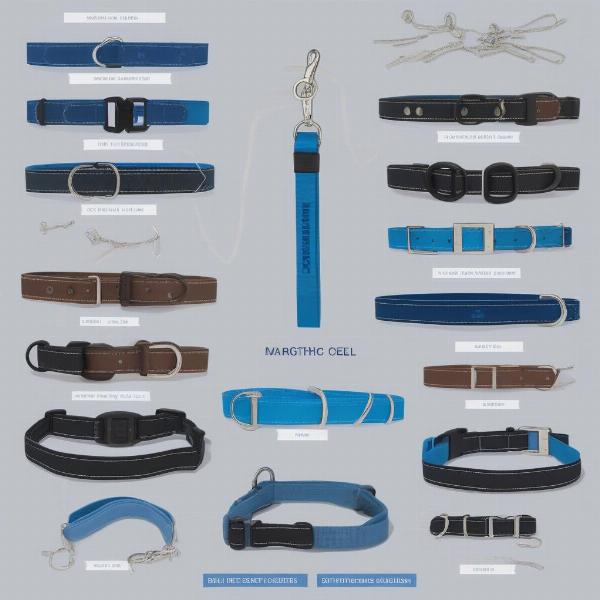 Types of Blue Dog Collars