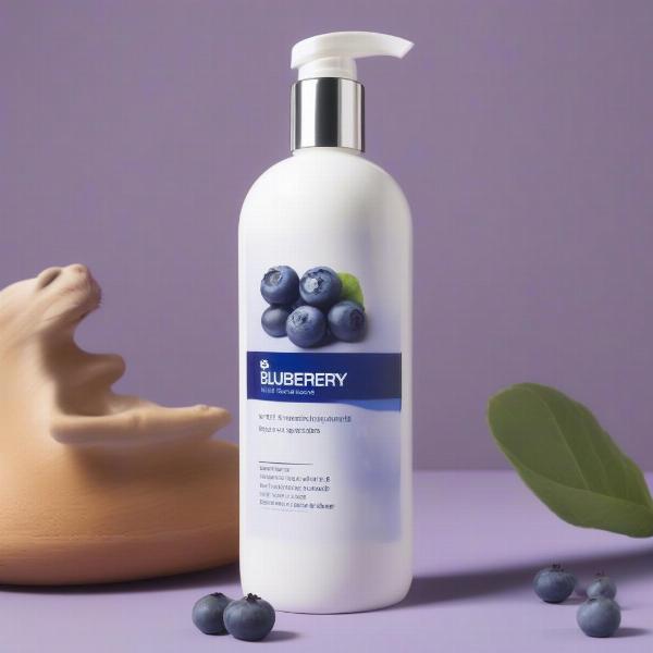 Blueberry Dog Shampoo Bottle