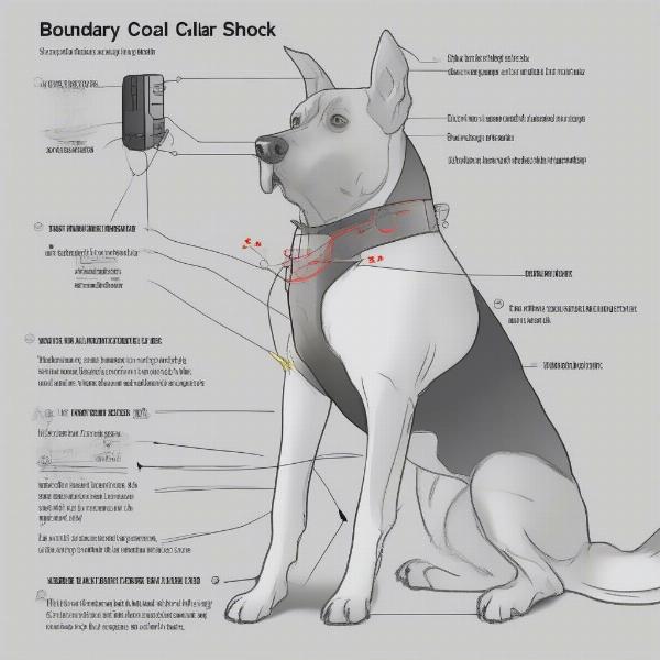 Diagram of a Boundary Shock Collar System