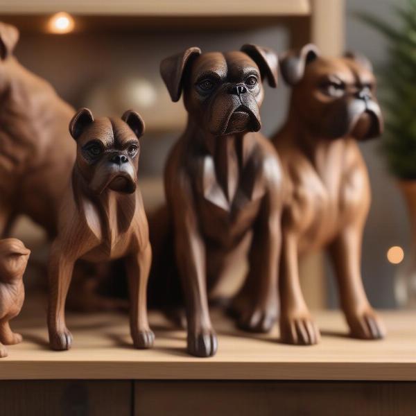 Boxer Dog Figurines and Sculptures