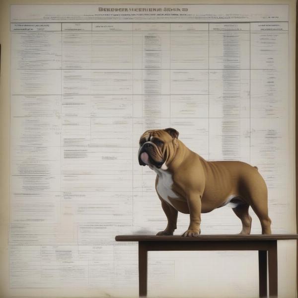 Analyzing a British Bulldog's Pedigree