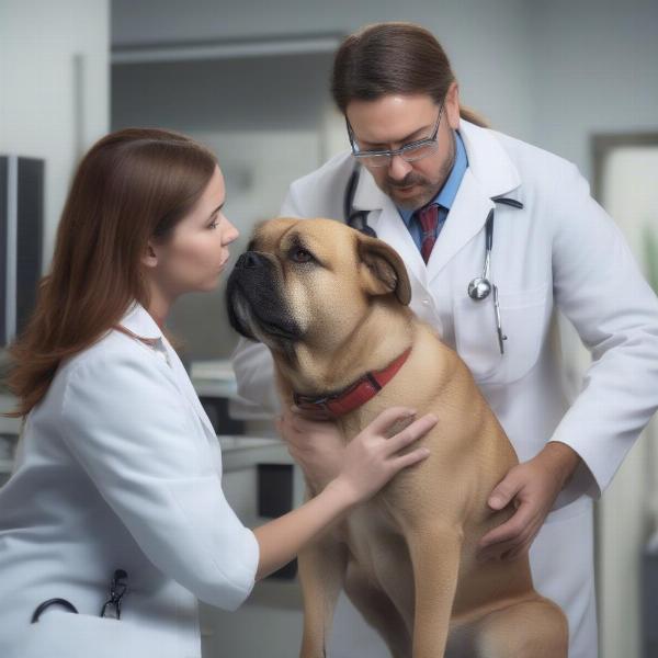 Bully Mix Dog Health Check