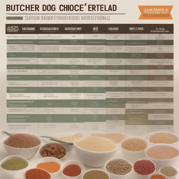 Butcher's Choice Dog Food Nutritional Analysis