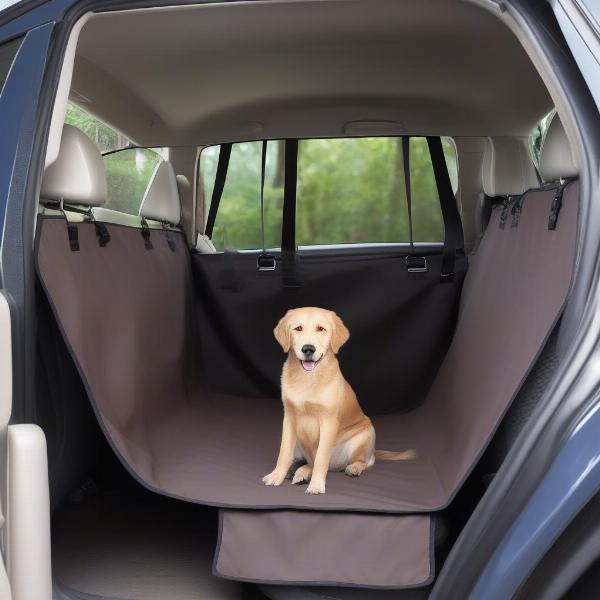 Different types of car seat covers for dogs