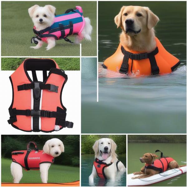 Different types of dog swimwear