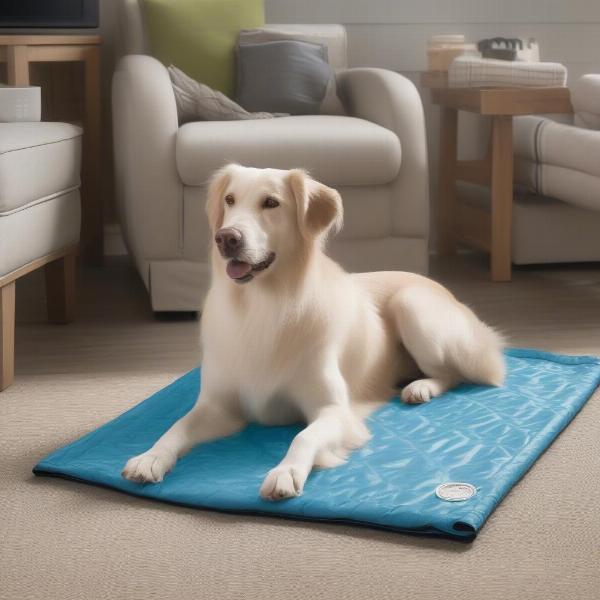 Different types of cooling blankets for dogs