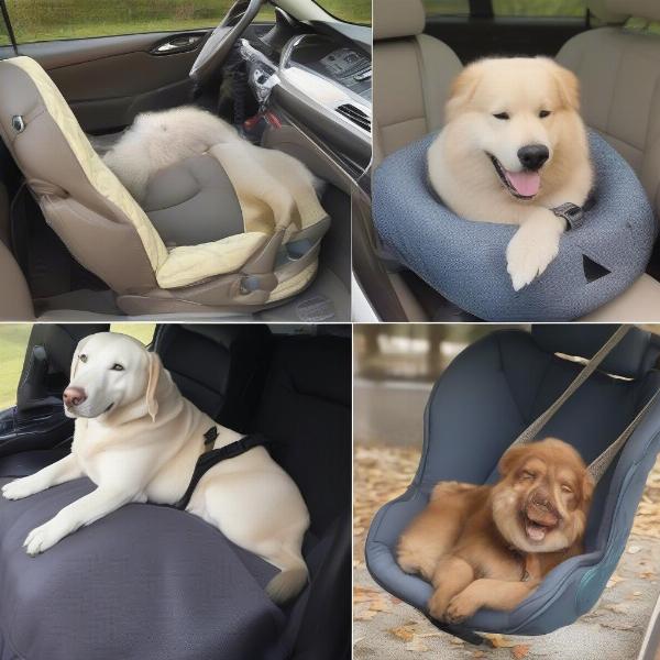 Types of car seats for large dogs