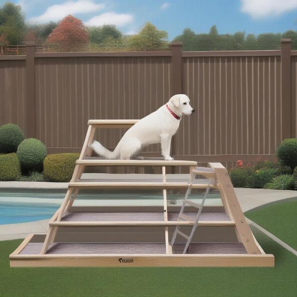 Different Dog Pool Escape Options