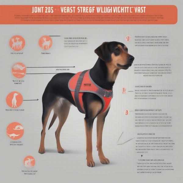 Potential risks of using a dog weight vest