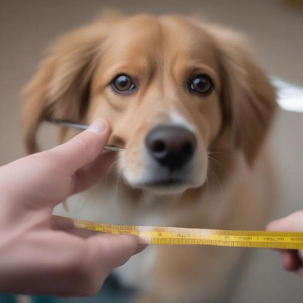 Measuring Dog Snout Length