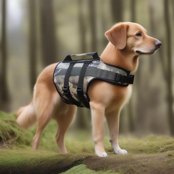 Camouflage Dog Life Vest Features