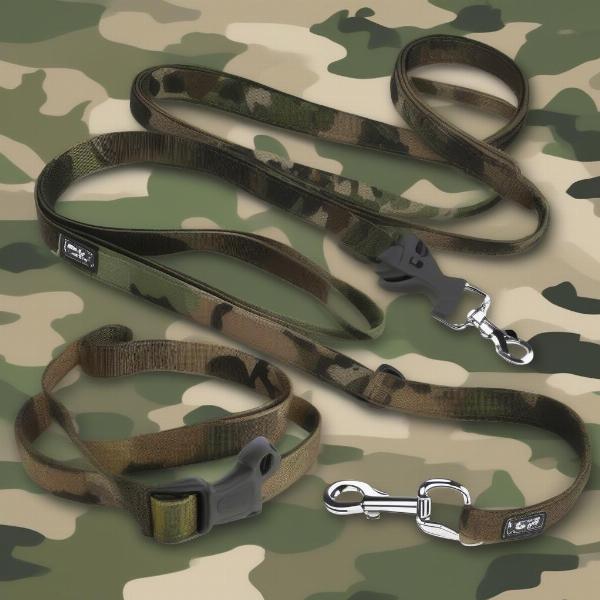 Different Types of Camouflage Dog Leashes