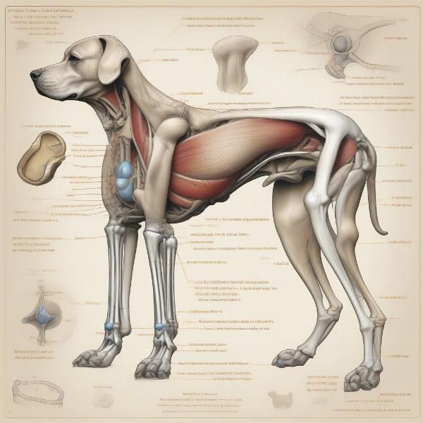 Diagram of a Canine Knee Joint