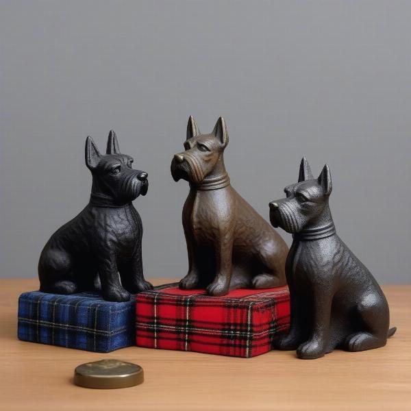 Different Styles of Cast Iron Scottie Dog Door Stops