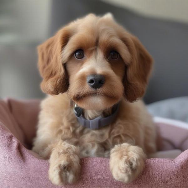 Cavapoo rescue dog looking for a loving forever home