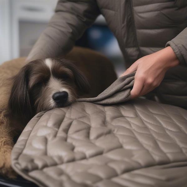 Caring for a Quilted Dog Jacket