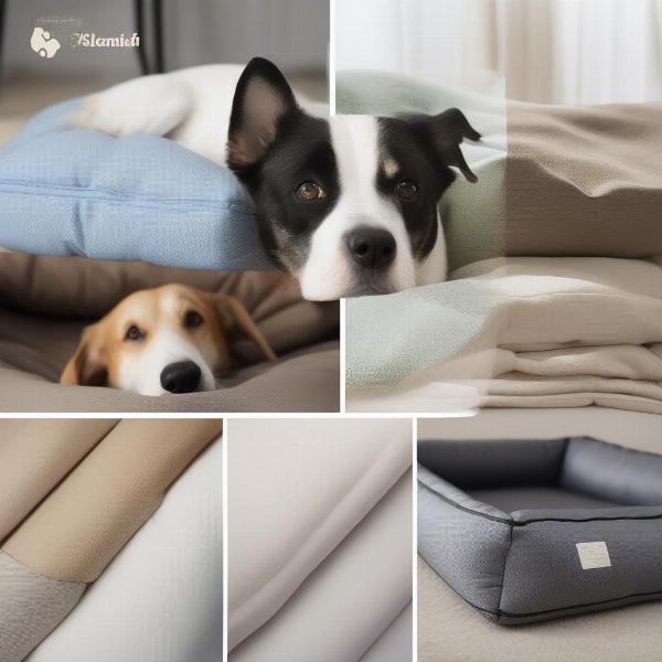 Different bed materials for large dogs