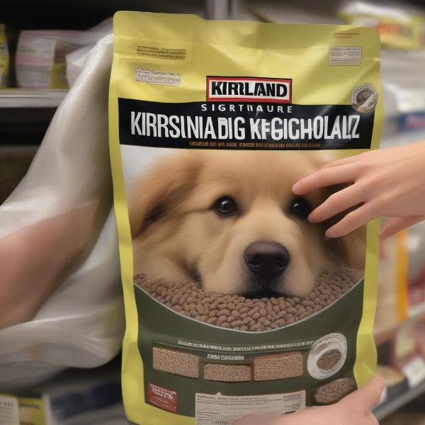 Checking Kirkland Dog Food for Signs of Spoilage