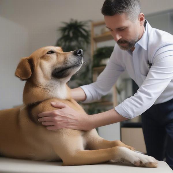 Chiropractic Adjustment for Dog