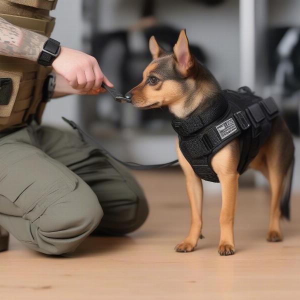 Choosing a tactical vest for a small dog