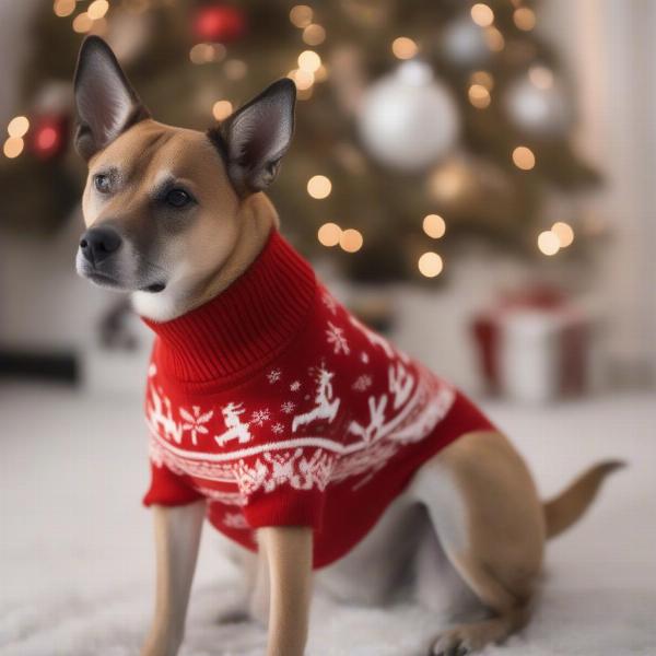 Choosing a Christmas sweater for your dog