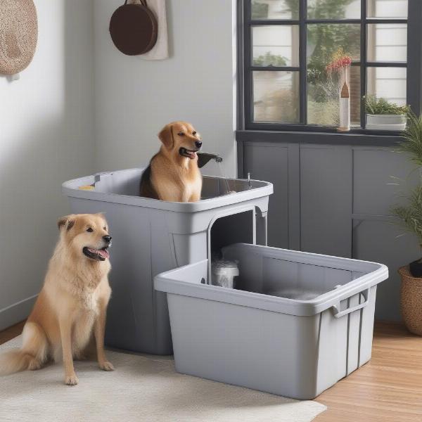 Choosing the right dog wash tub