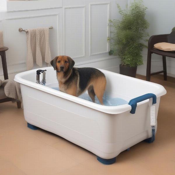 Choosing the right dog bath tub