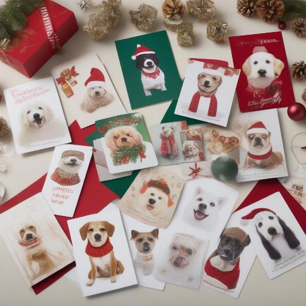 Choosing the perfect Christmas dog card