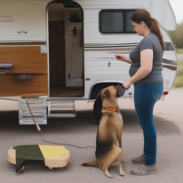 Choosing the right dog door for your RV