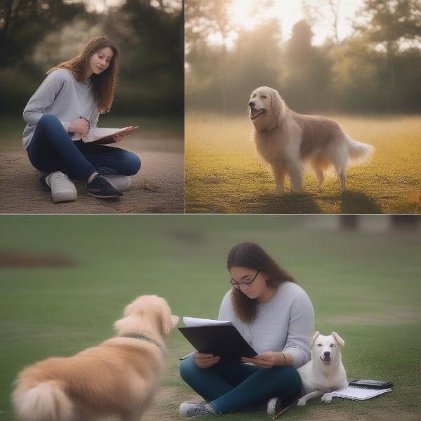 Choosing a photoshoot location with your dog