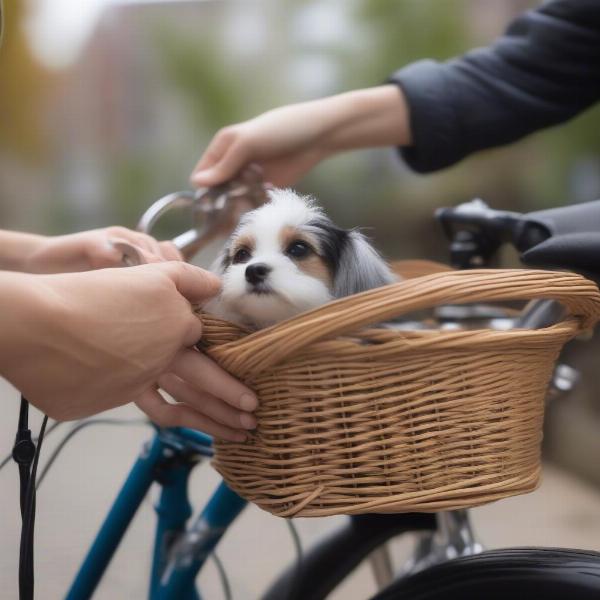 Choosing a basket for your dog bike