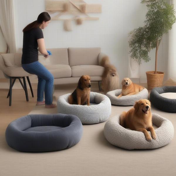 Choosing a human-sized dog bed