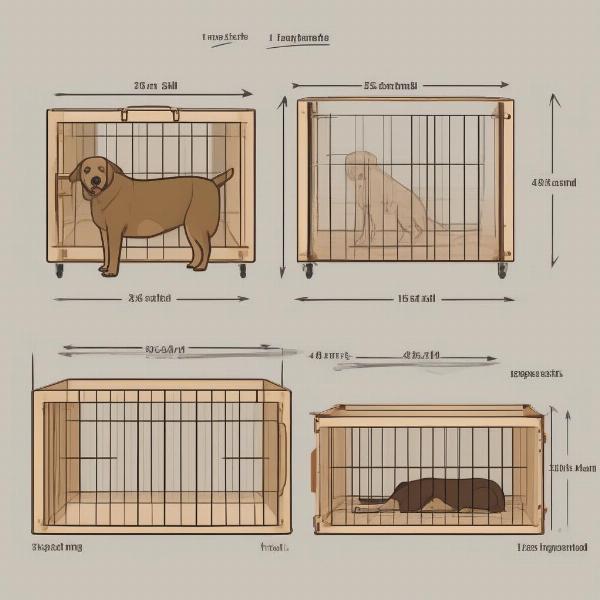 Choosing the right size crate for your large dog