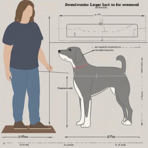 Choosing the kennel size for large dog breeds