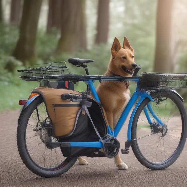 Choosing the right size for your dog in a bike basket